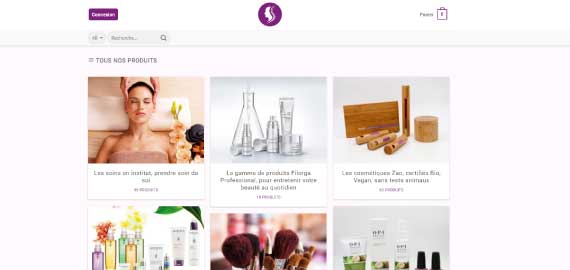 Boutique en ligne de cosmétiques Filorga Zao Opi Les Fées Naturelles